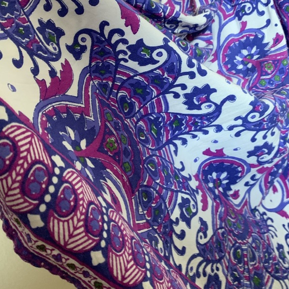 Michael Michael Kors Purple Paisley Kimono Maxi - Picture 6 of 8